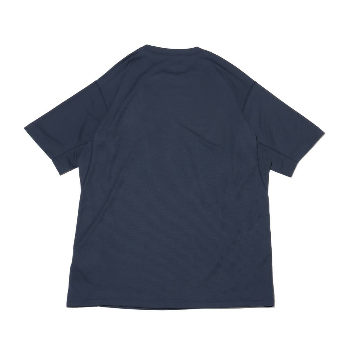 Snow Peak Pe Power Dry Short Sleeve T Shirt Navy Sp I Atmos