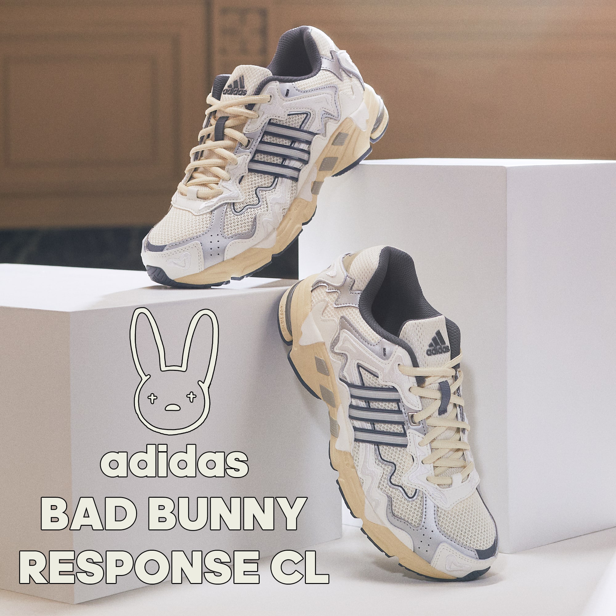 シューズ↩ Bad adidas バッドバニー アディダス コラボ Bunny × とシューズ - www.power4pilates.com