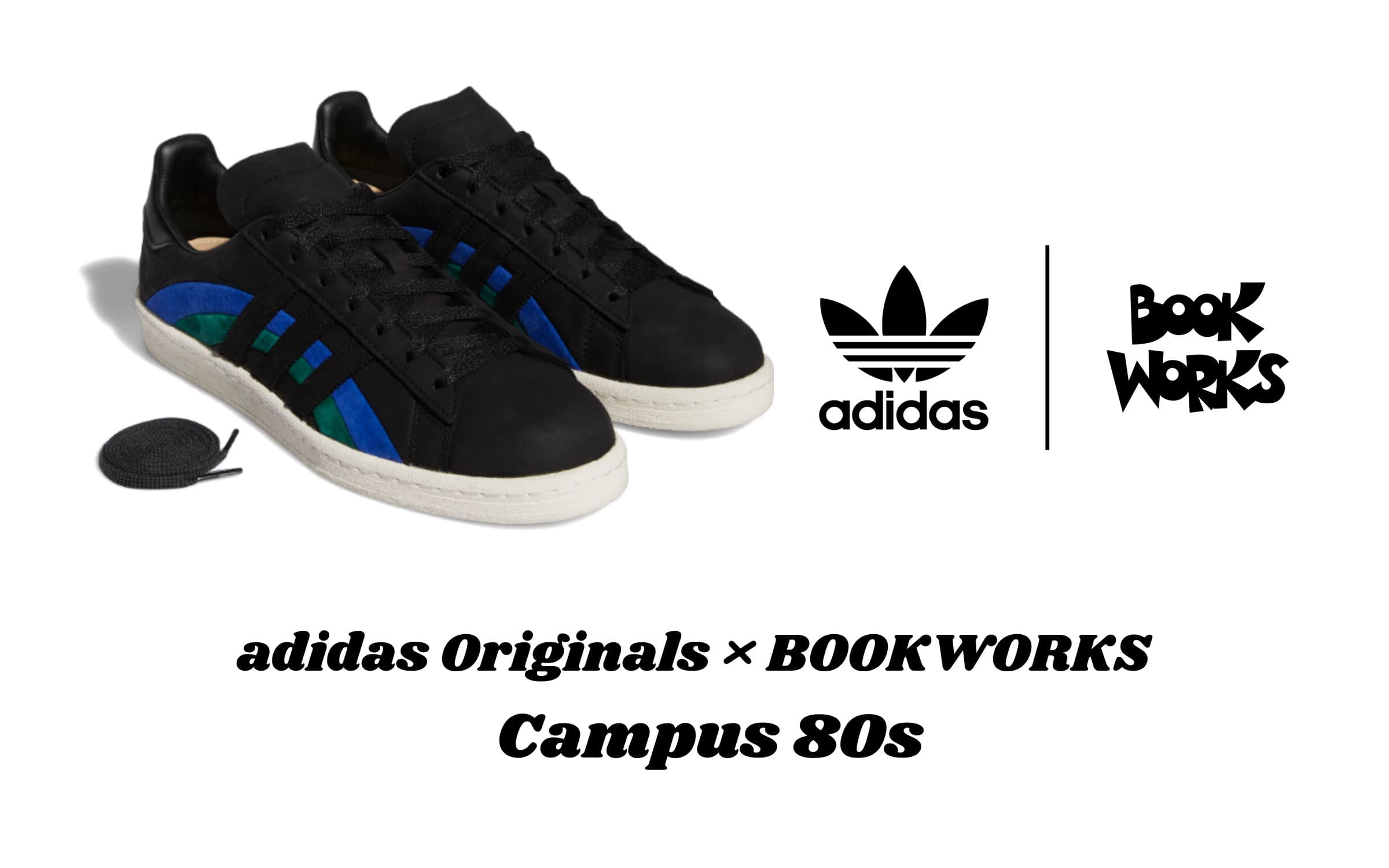 "adidas Originals × BOOKWORKS Campus 80s"