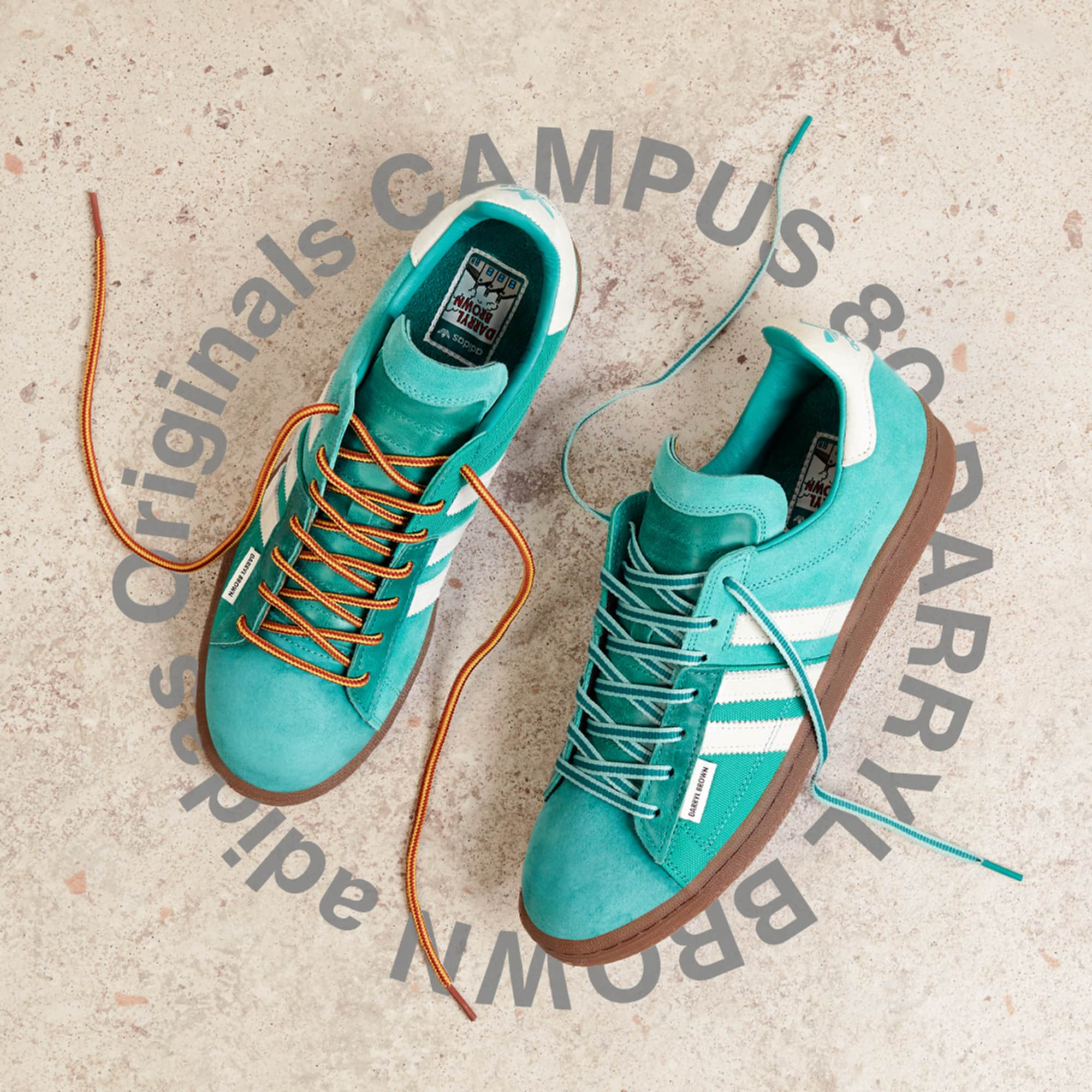 カラーアクティブグリーンDarryl Brown×adidas Originals Campus 80