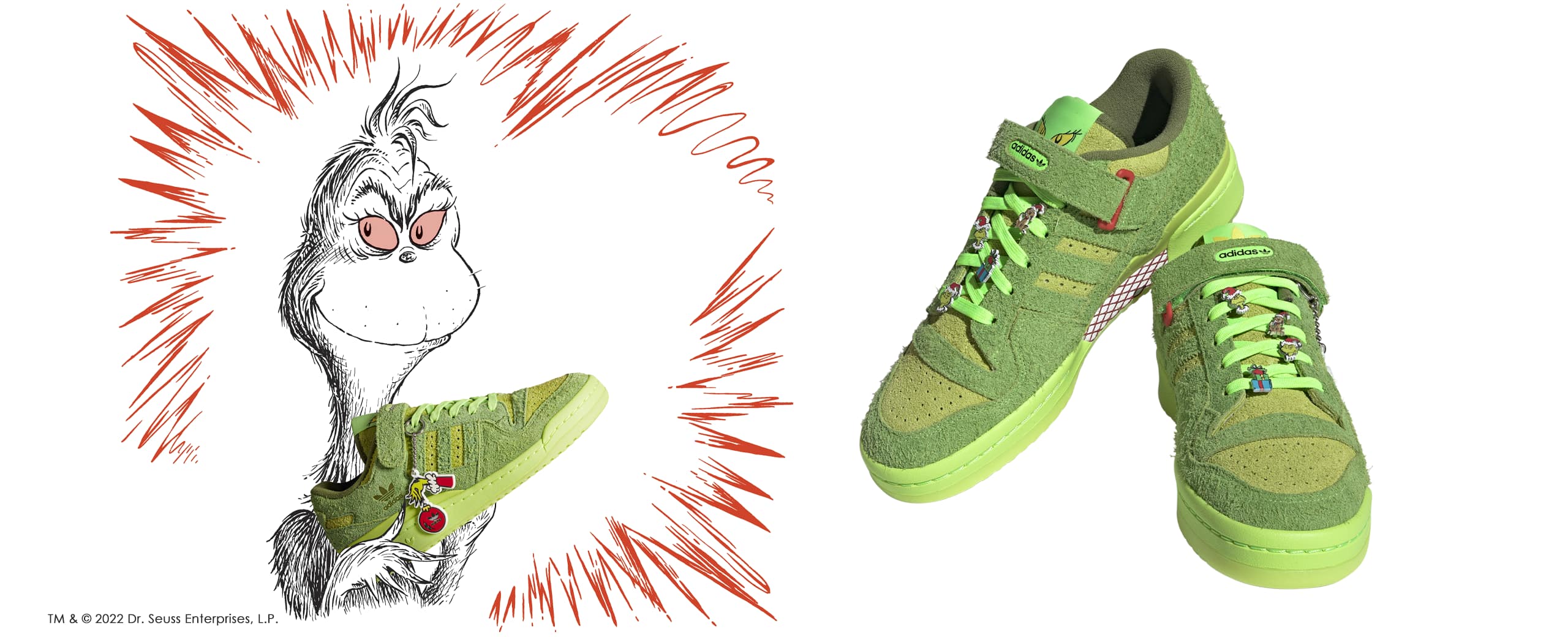 "adidas FORUM LOW THE GRINCH"