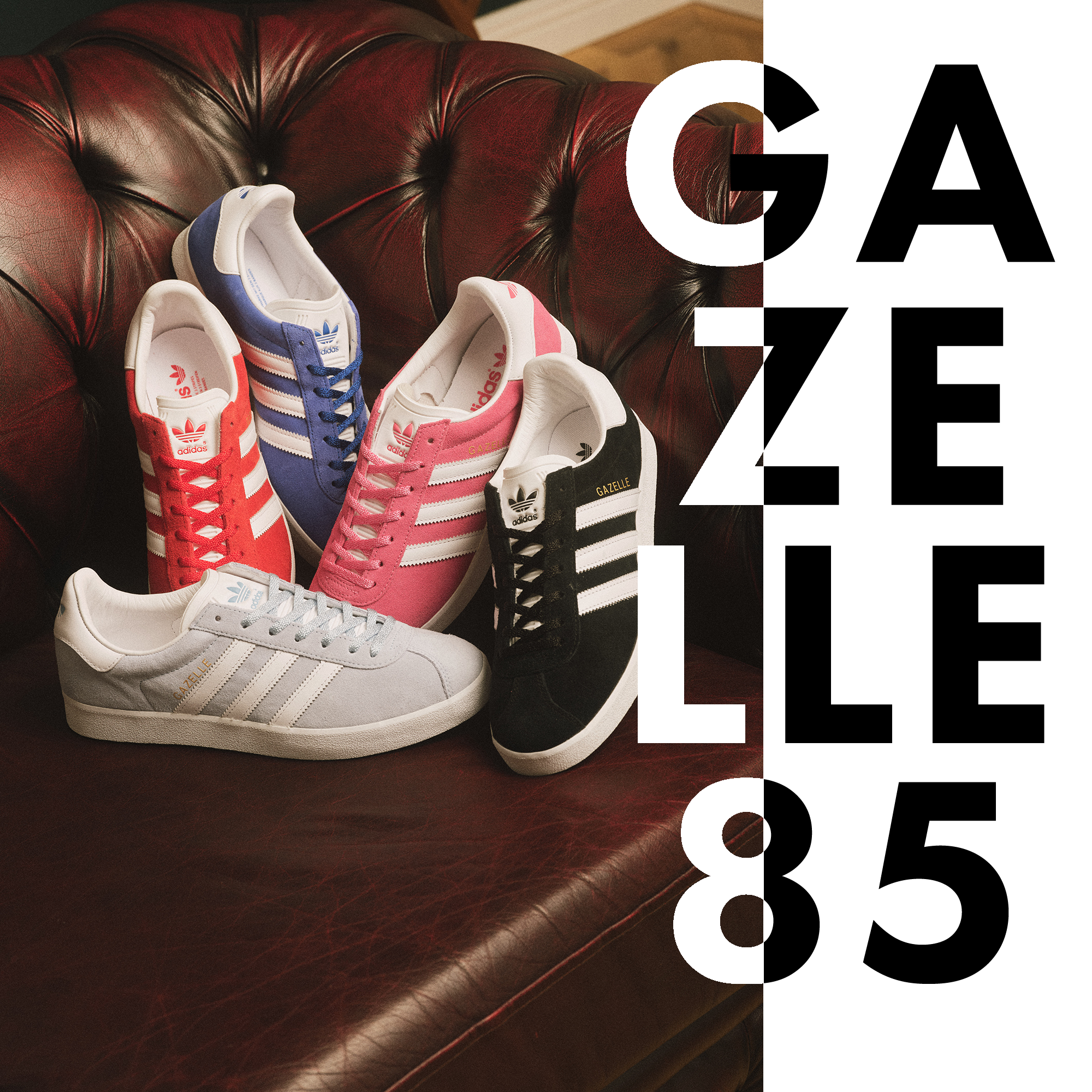 【28cm】adidas GAZELLE 85 atmos adidas CON