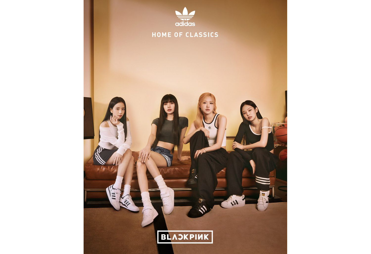 【品質保証得価】adidas アディダス BLACKPINK ブラックピンク ステッカー　コンプ K-POP・アジア