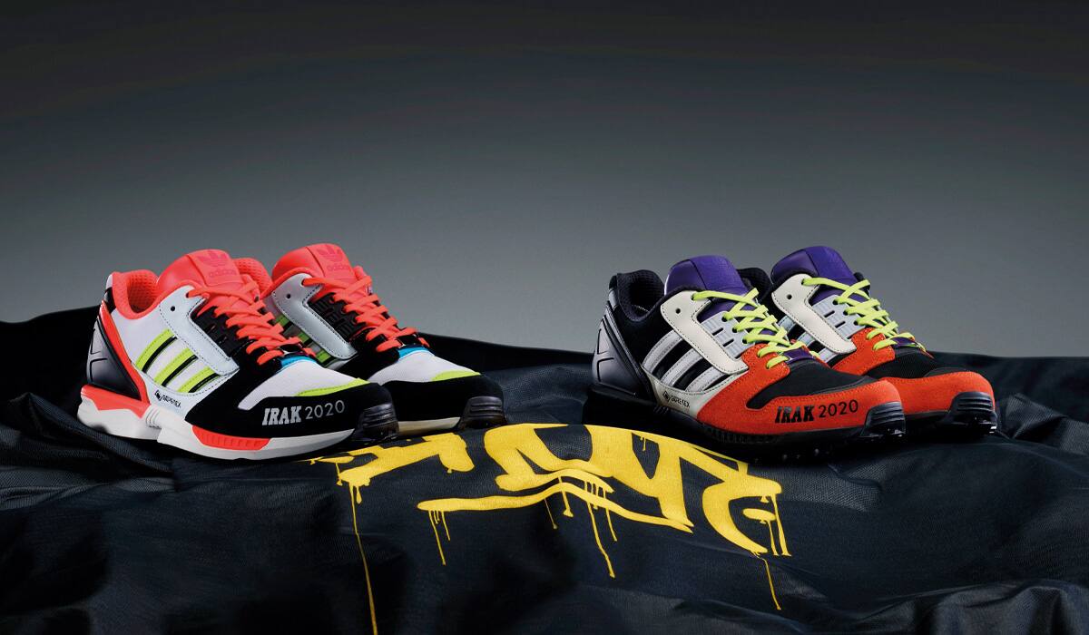 買い安いadidas × IRAK ZX8000 ゴアテックス 靴