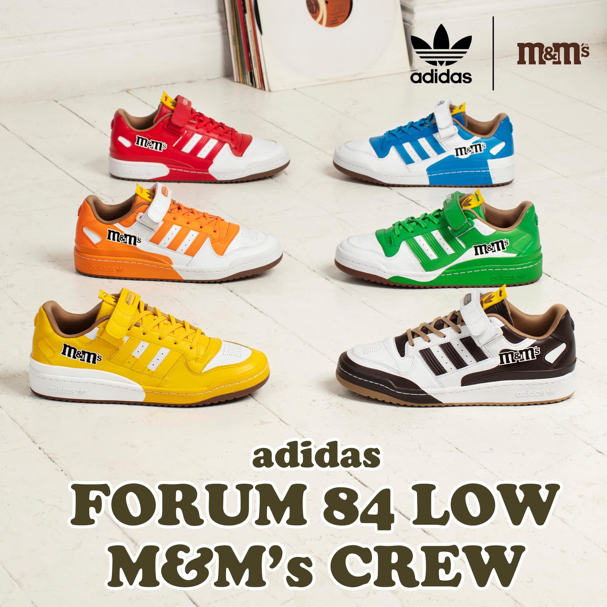 m&m's × adidas Forum Low