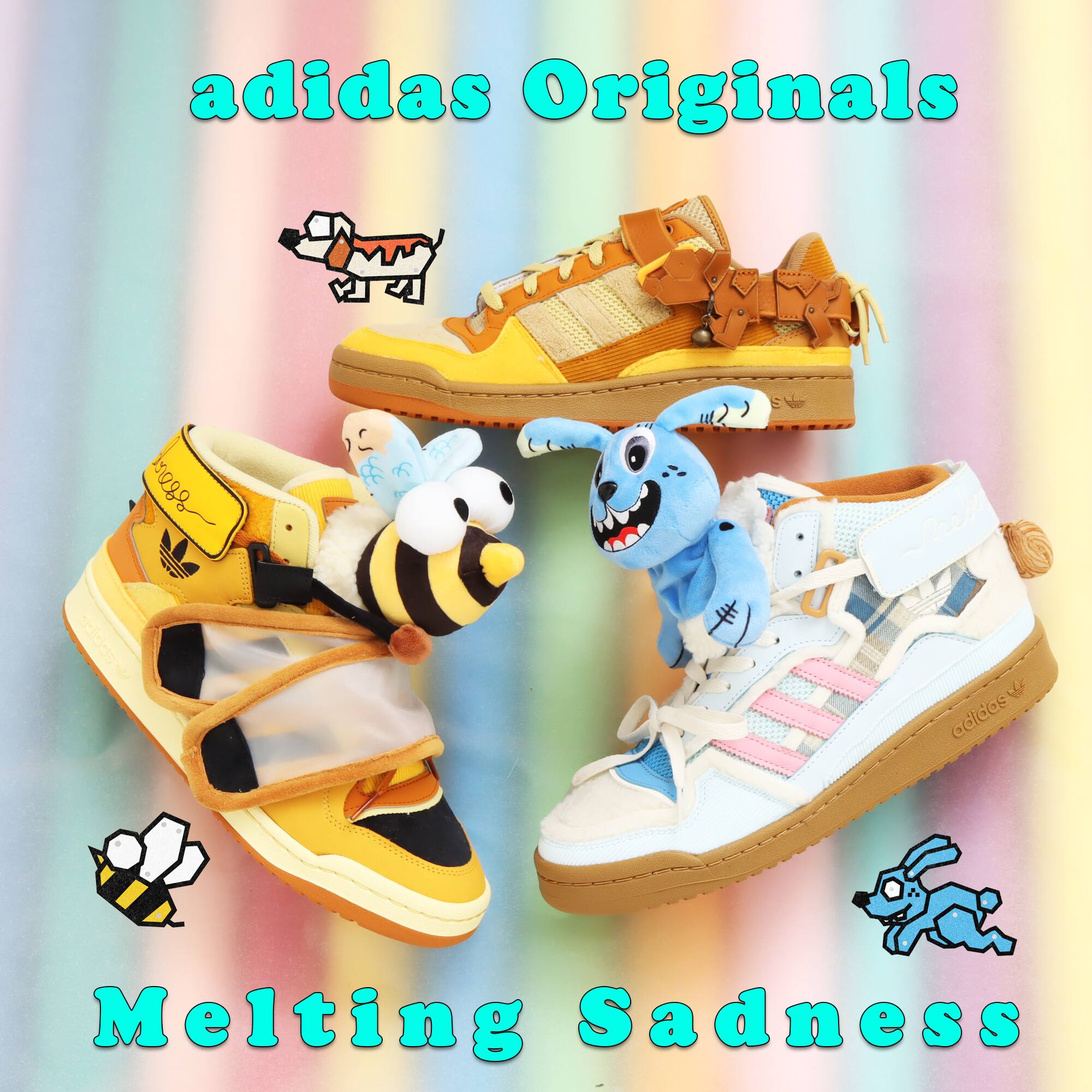 Melting Sadness × adidas  "Active Gold"