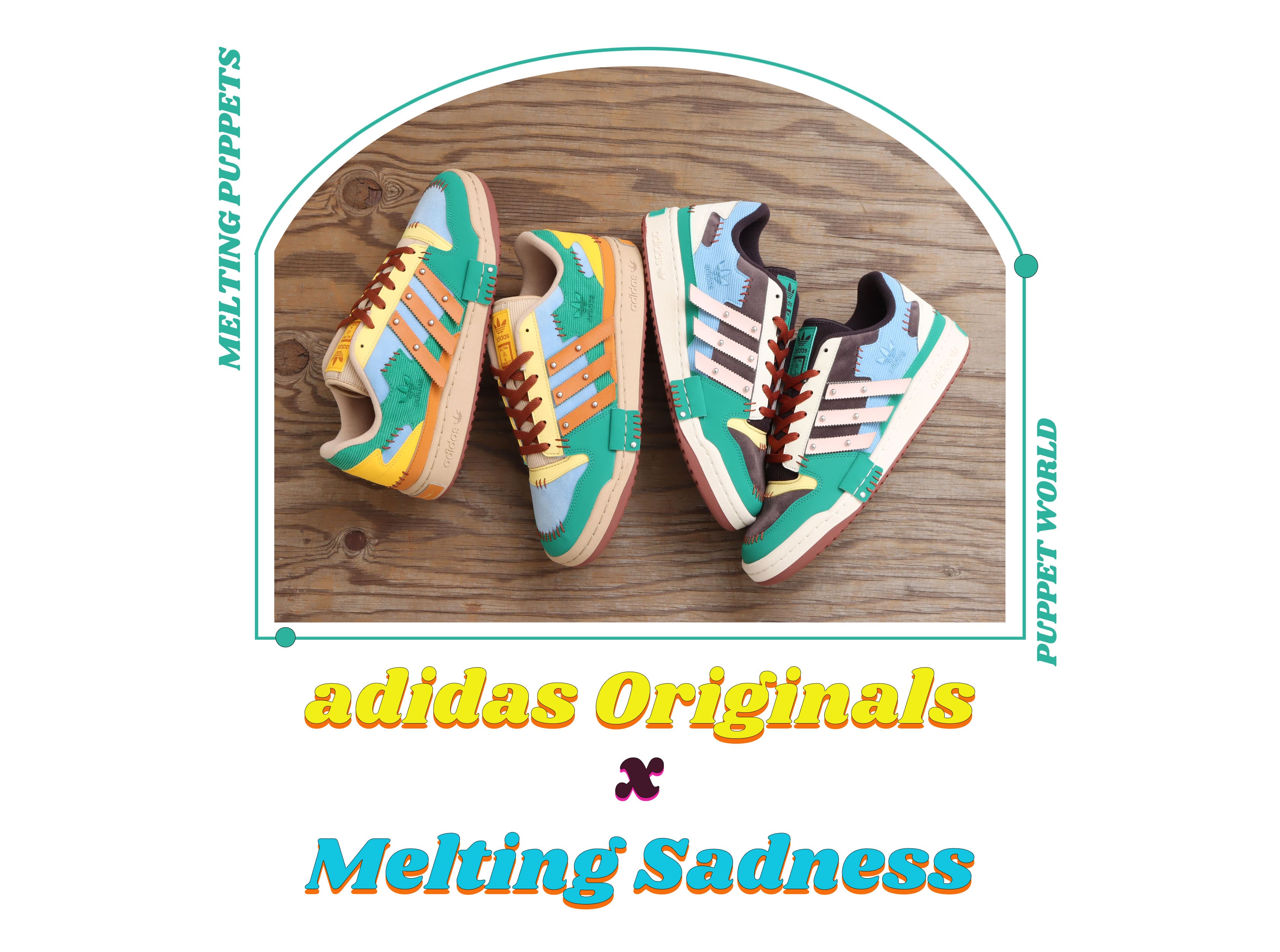 adidas Originals × Melting Sadness MELTING PUPPETS: PUPPET WORLD