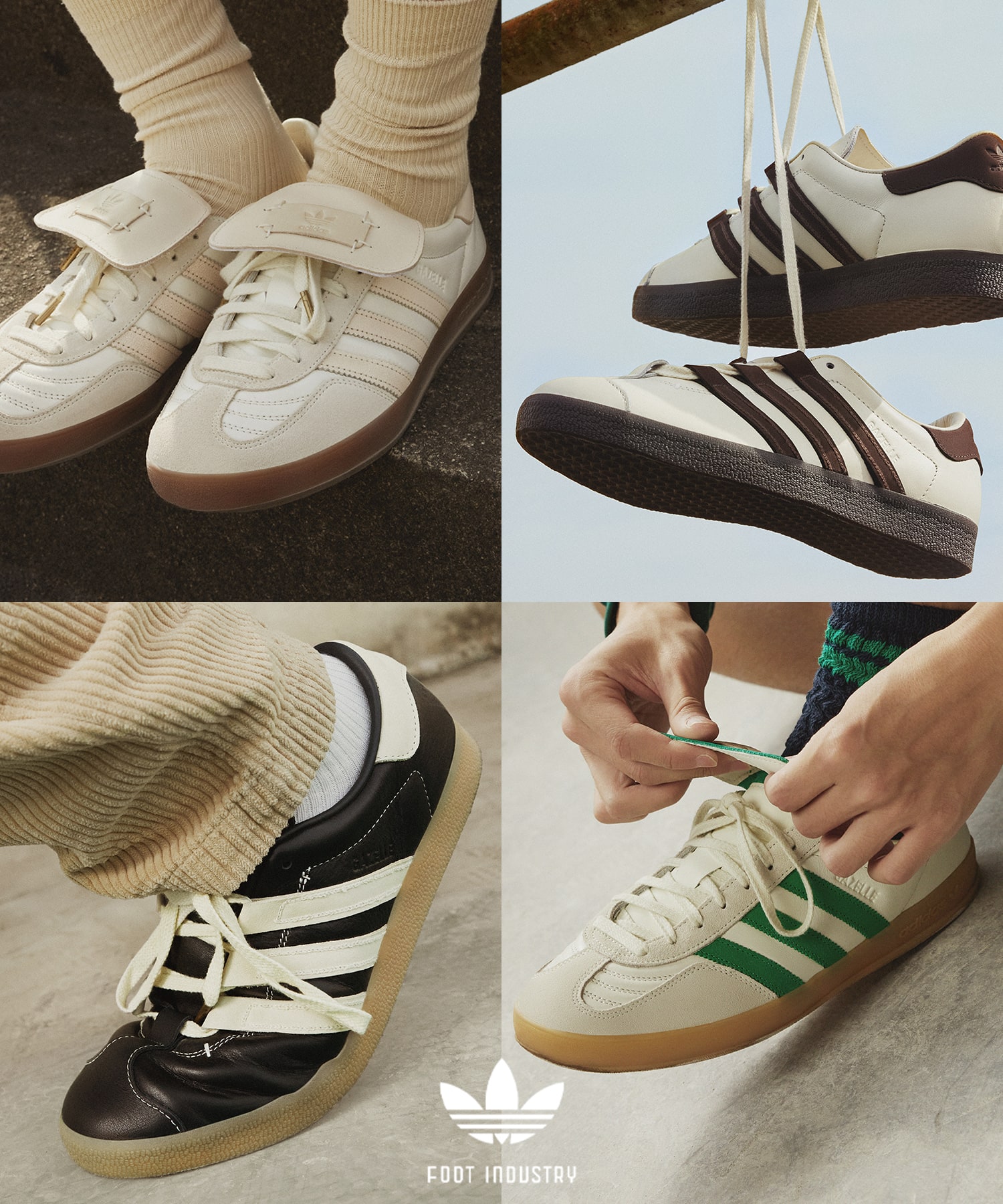 FOOT INDUSTRY × adidas Originals Gazelleガゼル