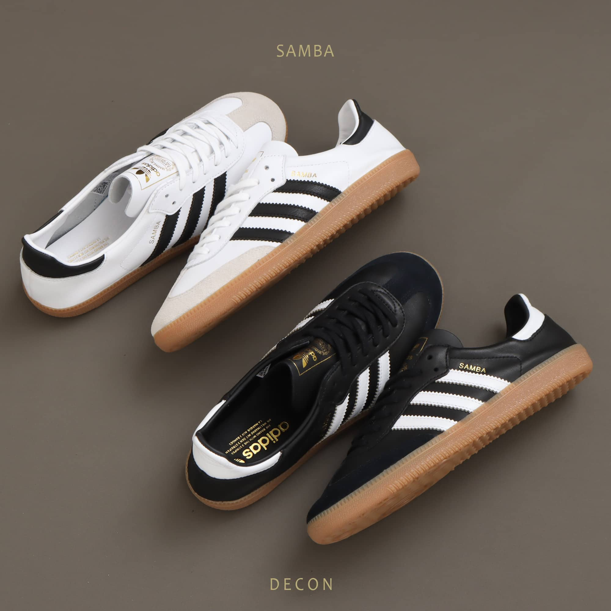 adidas samba decon 23cm新品未使用です - 靴