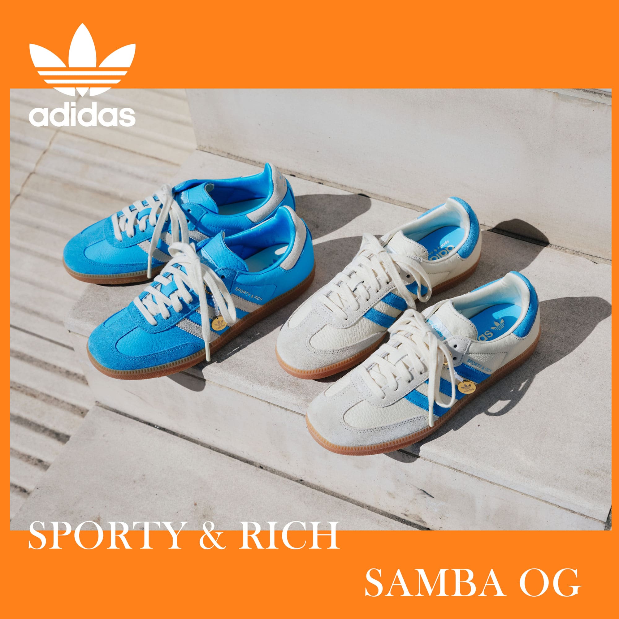 adidas samba x sporty \u0026 rich アディダス サンバ
