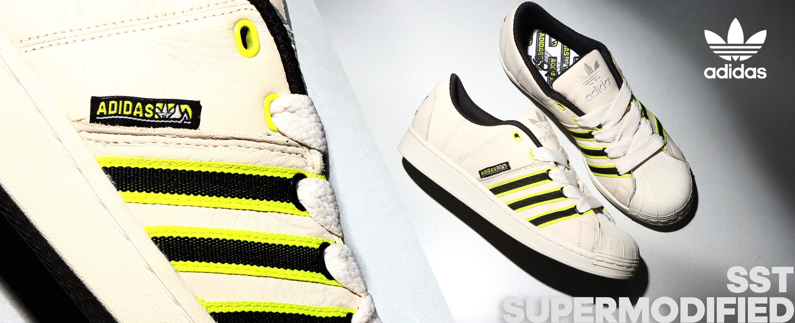 adidas SST SUPERMODIFIED CHALK WHITE/CORE BLACK/OFF WHITE 23SS-S