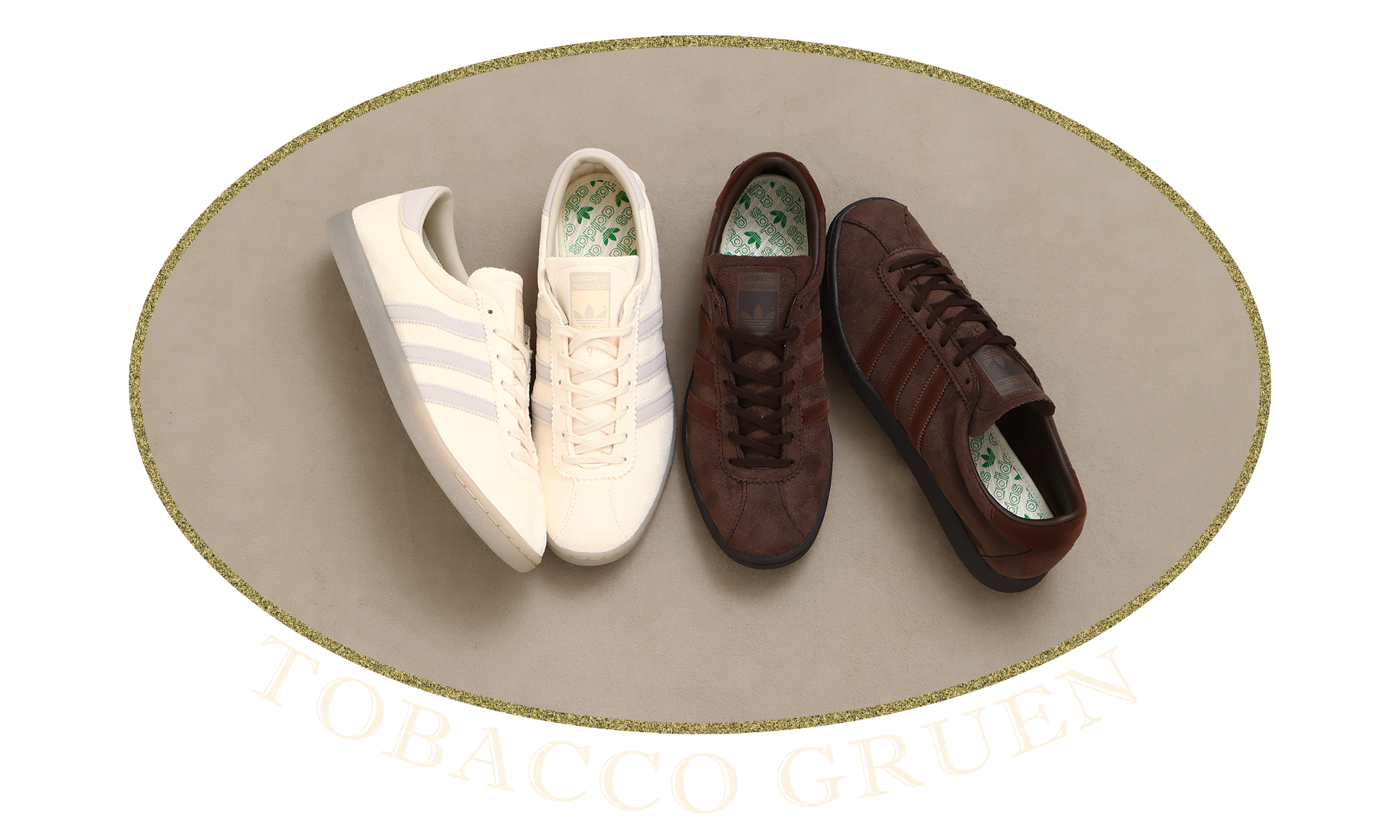 新品】adidas Tobacco Gruen 25.5cm