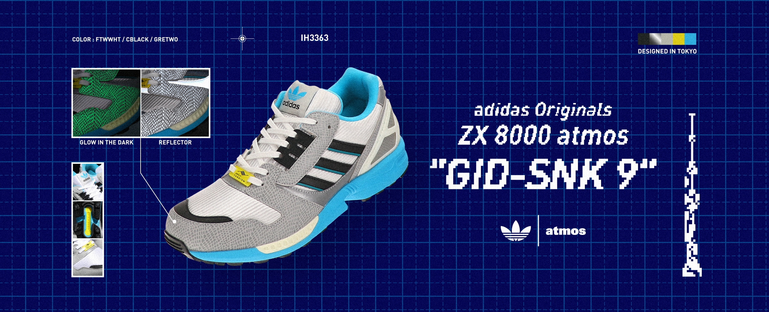 "adidas ZX8000 ATMOS G-SNK 9"