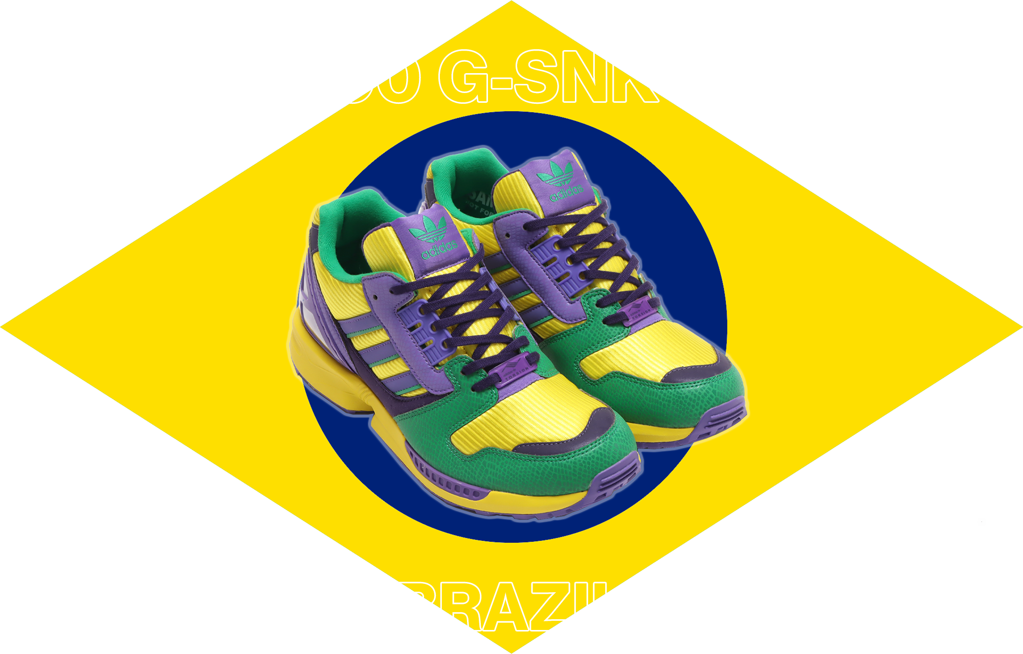 よろしくお願いしますadidas ZX 8000 G-SNK atmos BRAZIL 27.5