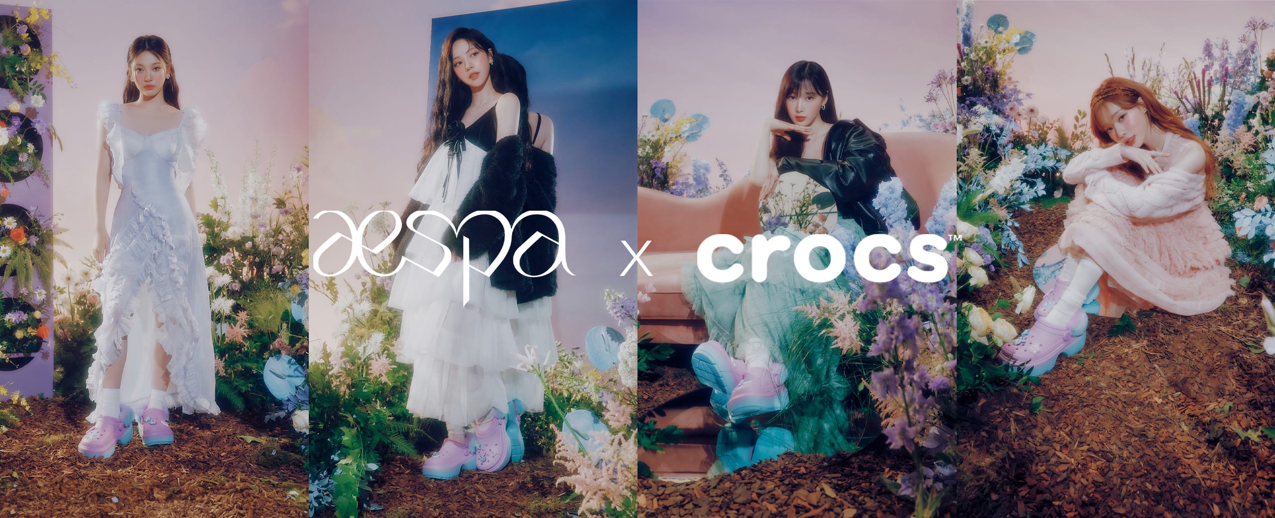 crocs aespa コラボ