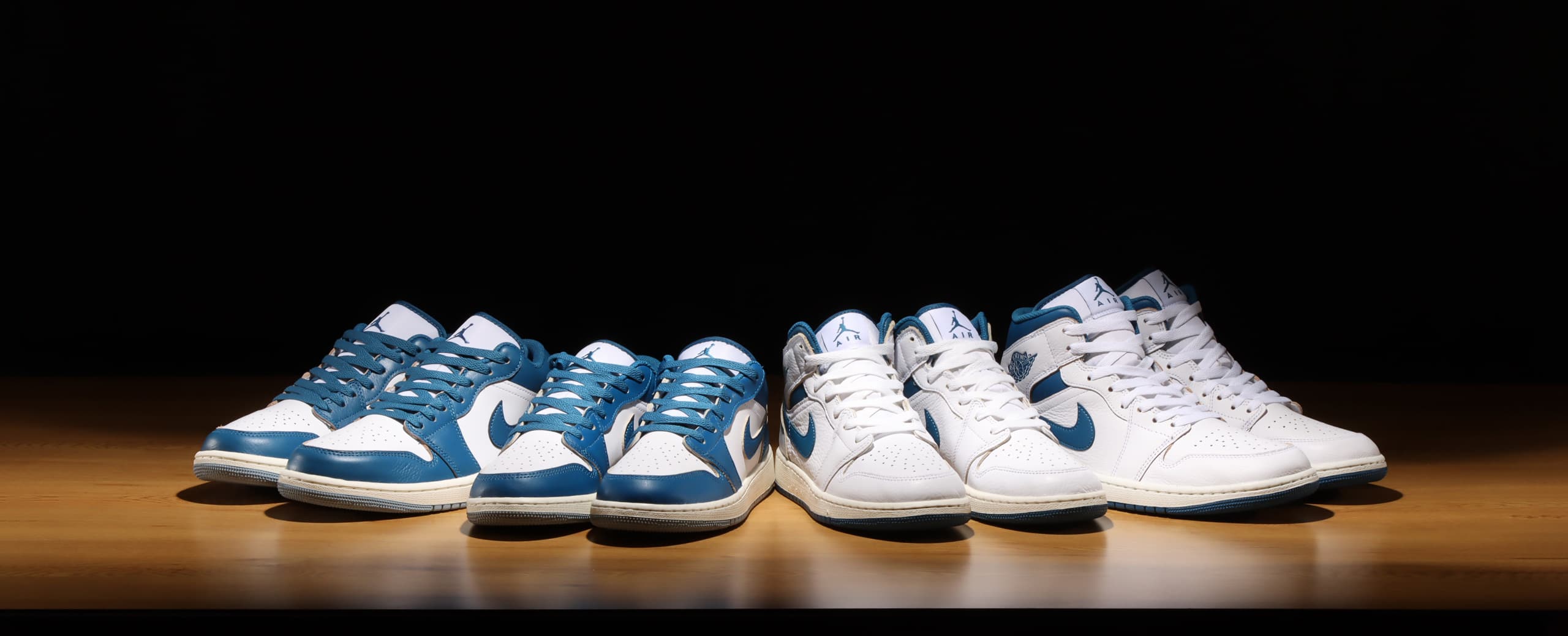 "AIR JORDAN 1 LOW SE / MID SE "Industrial Blue""