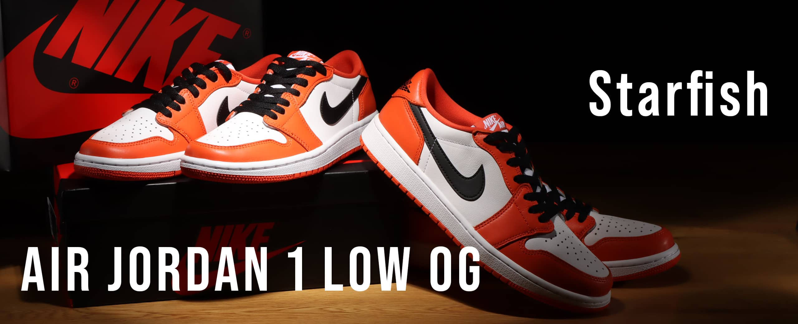 NIKE AIR JORDAN1 LOW OG "starfish"　27.0