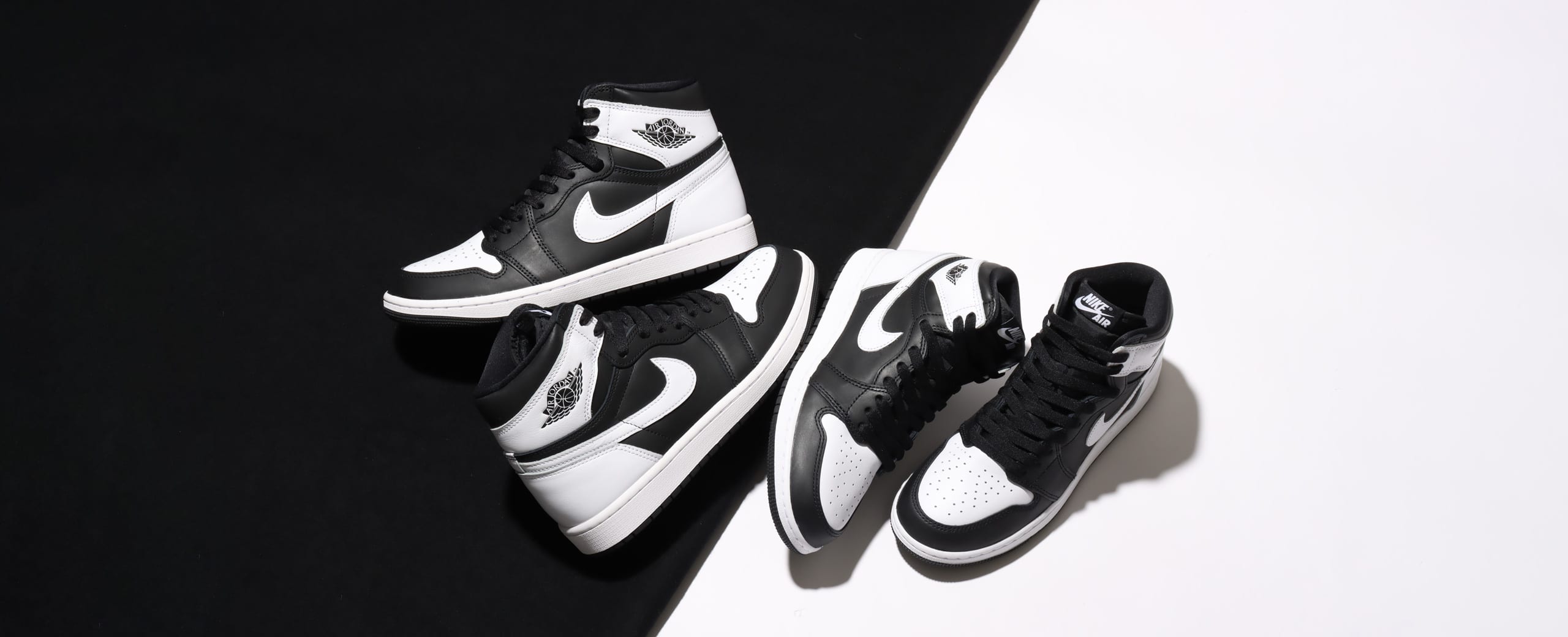 "AIR JORDAN 1 RETRO HIGH OG "WHITE/BLACK""