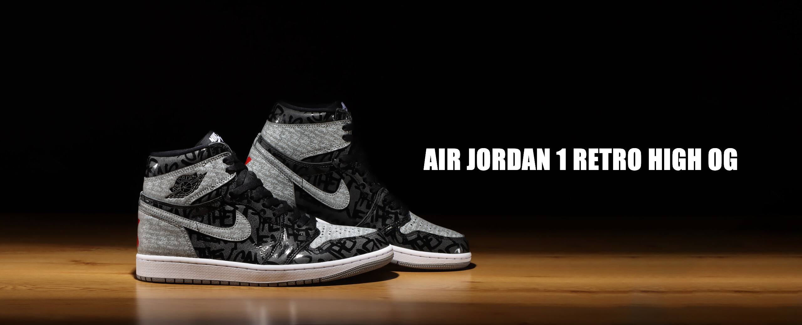 "AIR JORDAN 1 RETRO HIGH OG PARTICLE GREY"