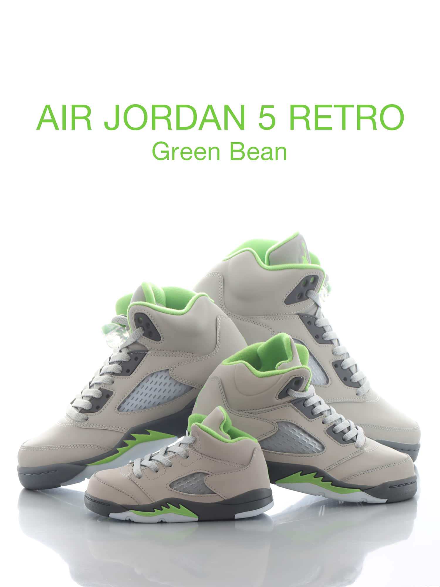 AIR JORDAN 5 RETRO GREEN BEAN