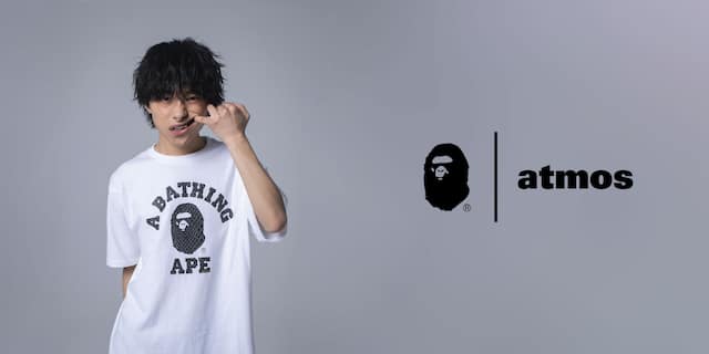 BAPE A BATHING APE G-SNK COLLEGE TEE