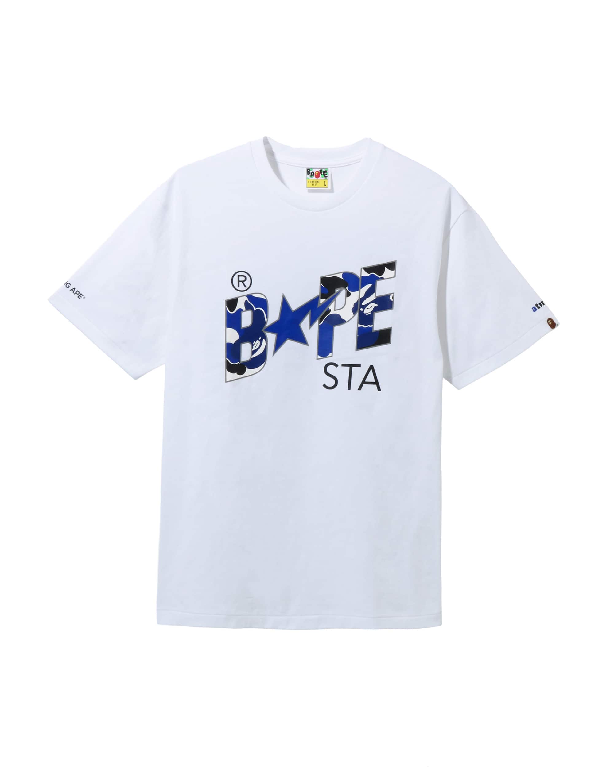 BAPE BAPE X ATMOS ABC CAMO BAPE STA LOGO TEE M ATMOSCON