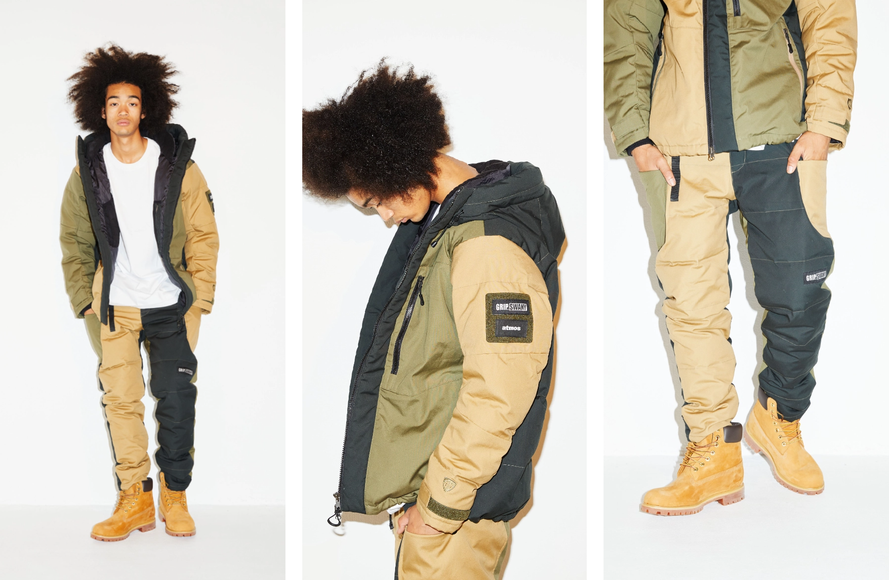 grip swany x atmos DOWN PANTS M-