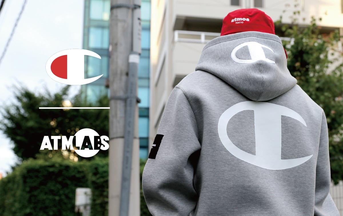 Champion×ATMOS LABコラボパーカー - パーカー