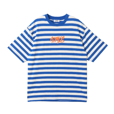 atmos Foam Logo Border T-shirt