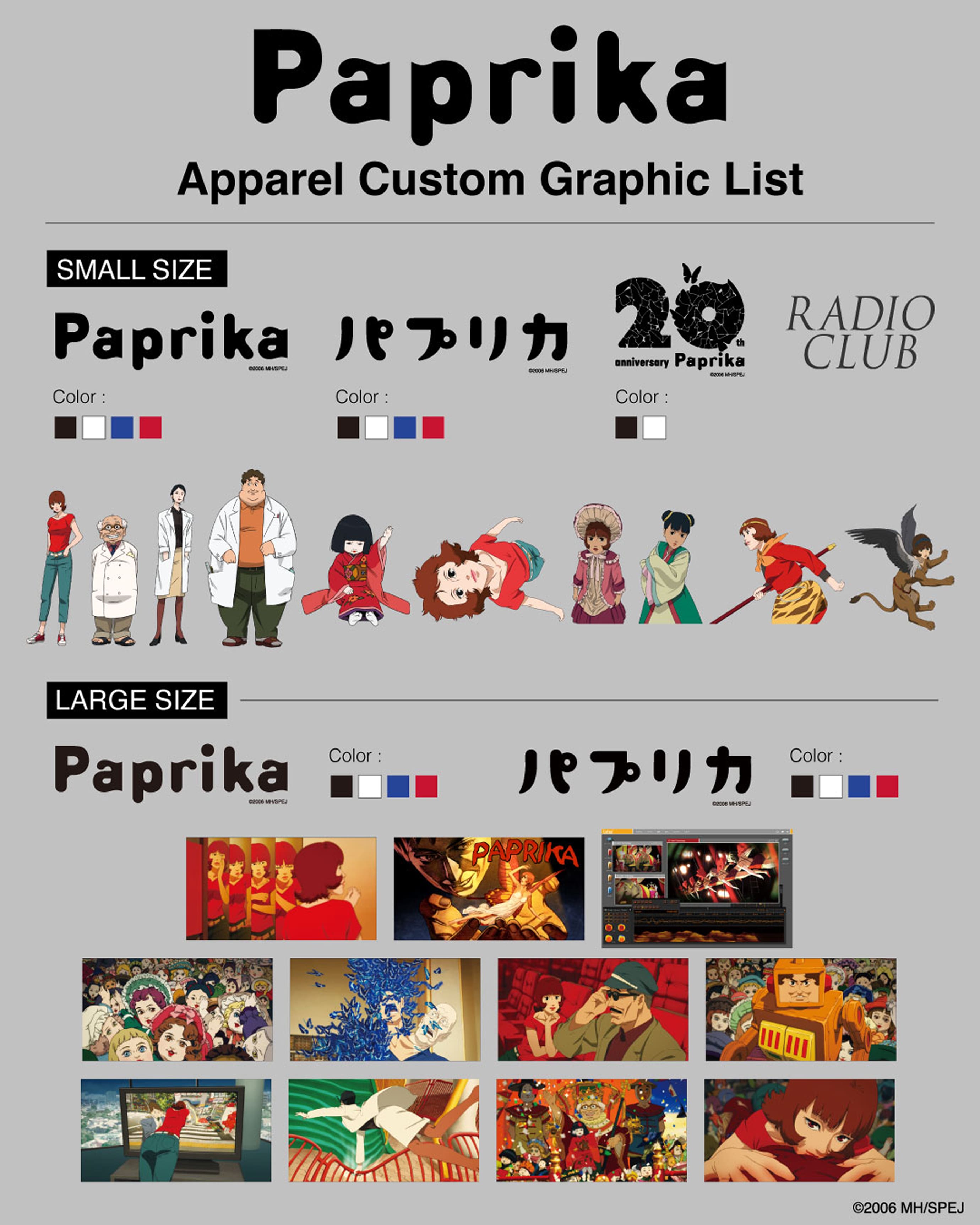 Paprika x atmos | 映画『パプリカ』の公開20周年を記念したatmos