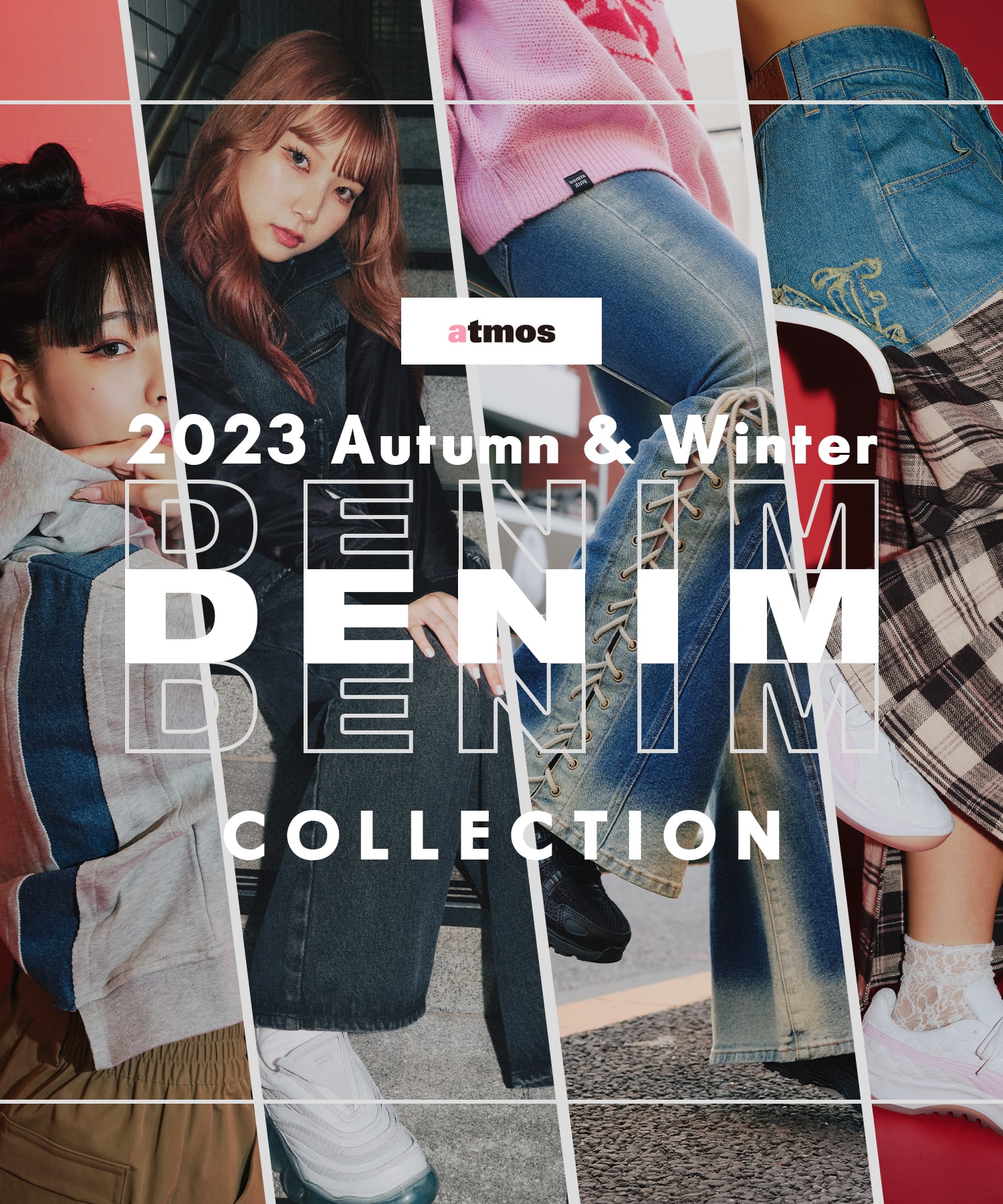 atmos pink 23AW DENIM COLLECTION