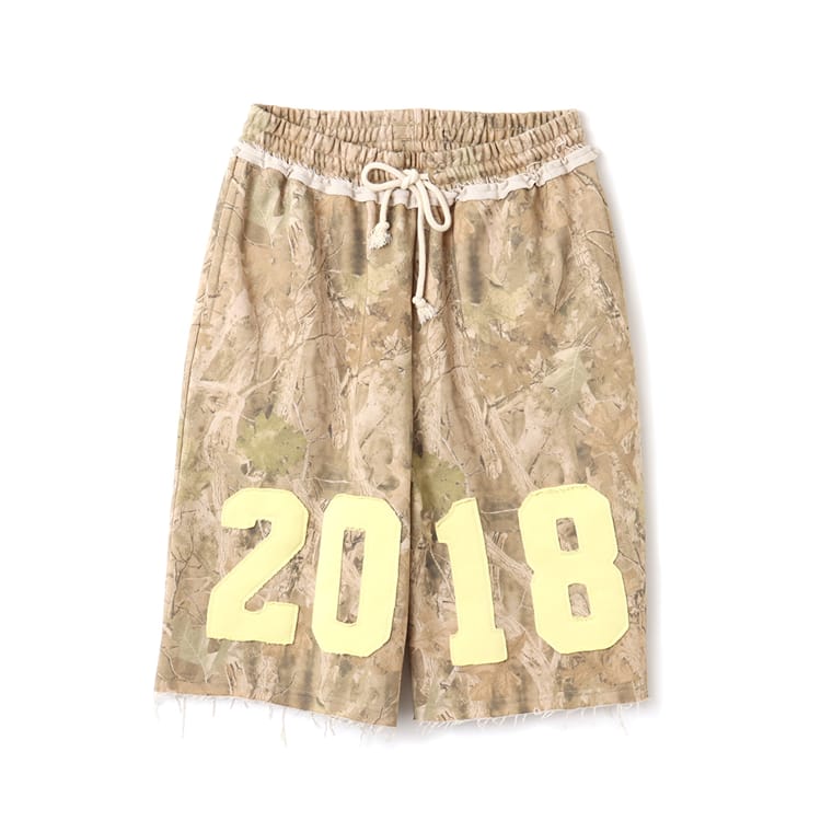Damaged Half Sweat Pants