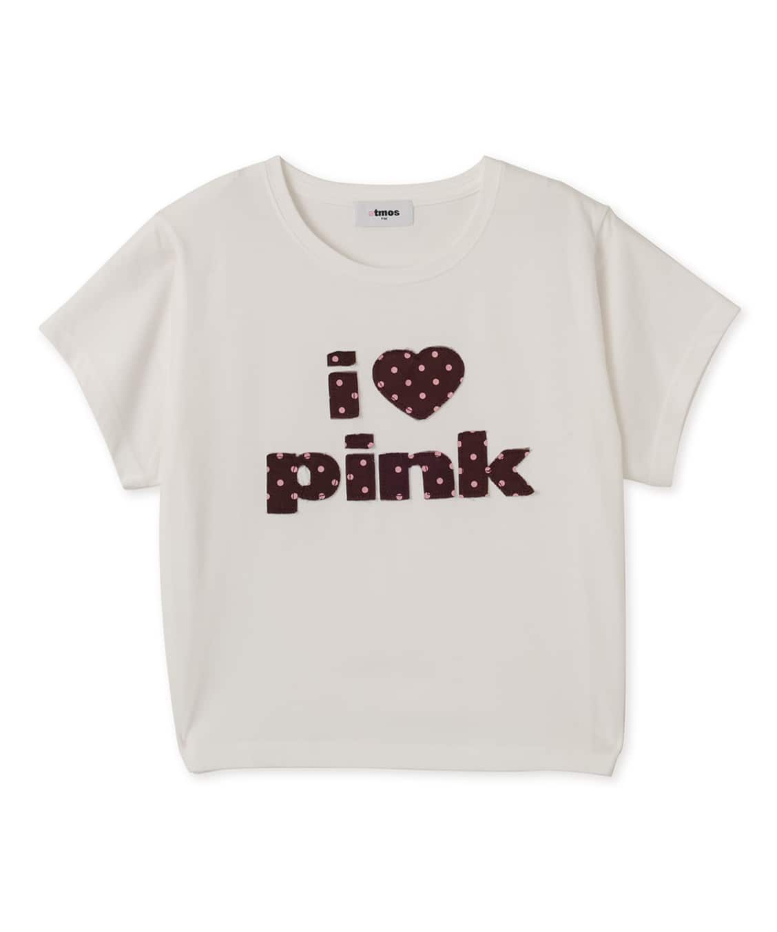 I Love pink Dot T-shirt WHITE