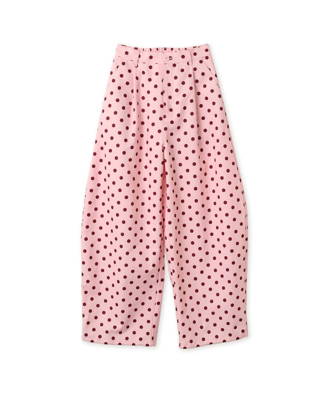 Dot Wide Pants PINK