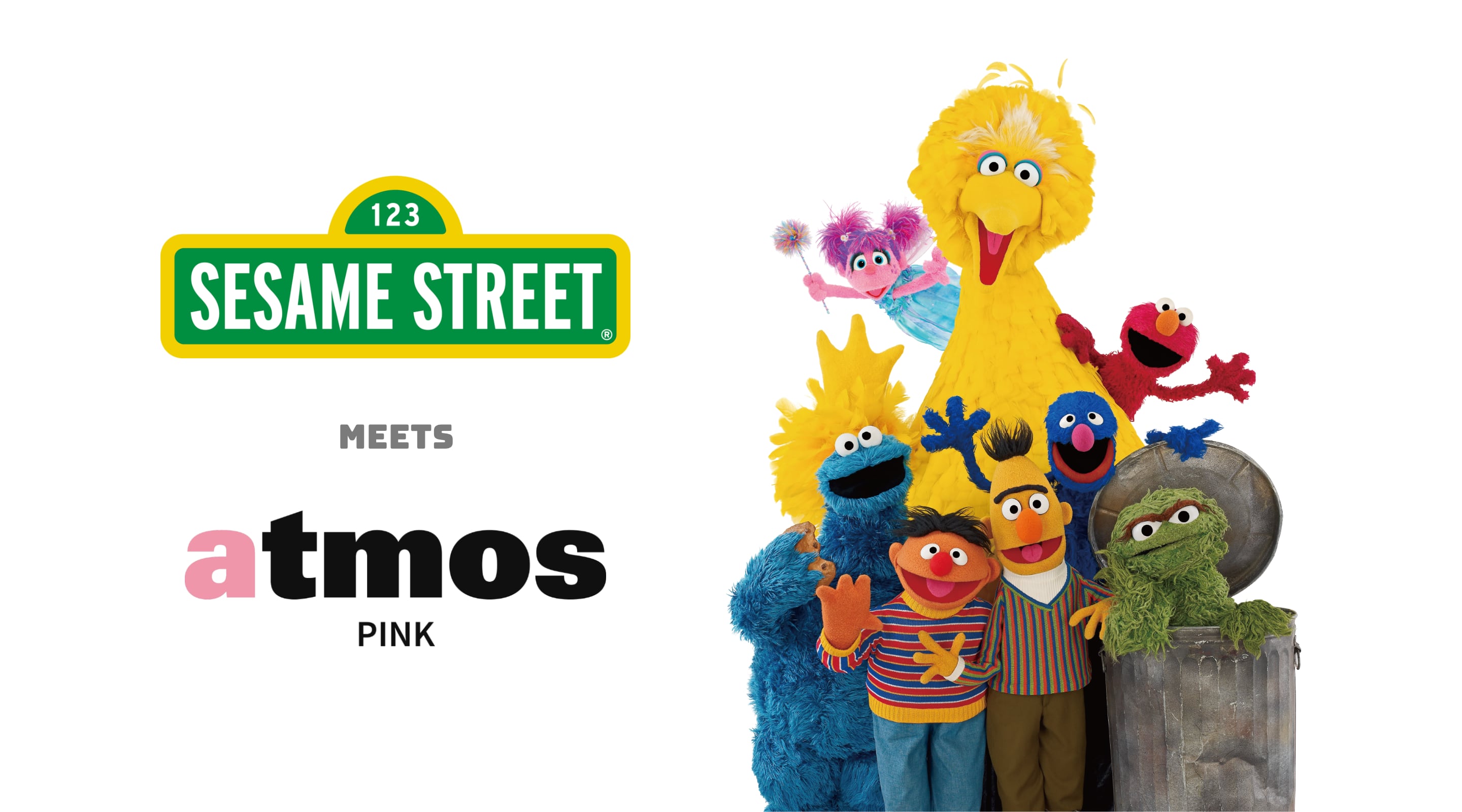 "atmos pink x SESAME STREET"