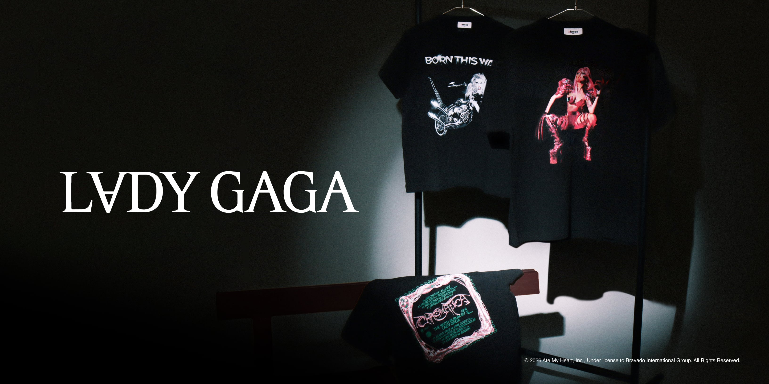 "atmos pink LADY GAGA Official Collection"
