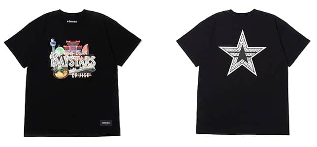 atmos BAYSTARS GRAFFIC TEE