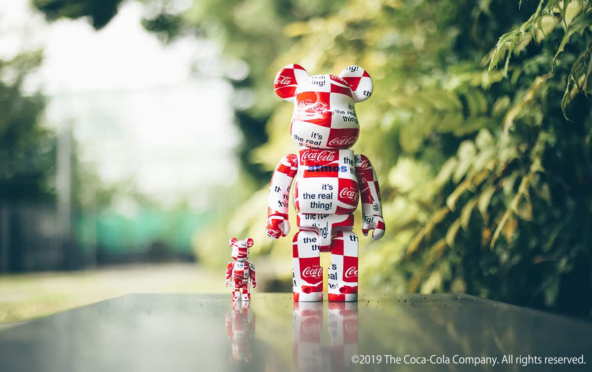 ベアブリック　BE@RBRICK atmos × Coca-Cola