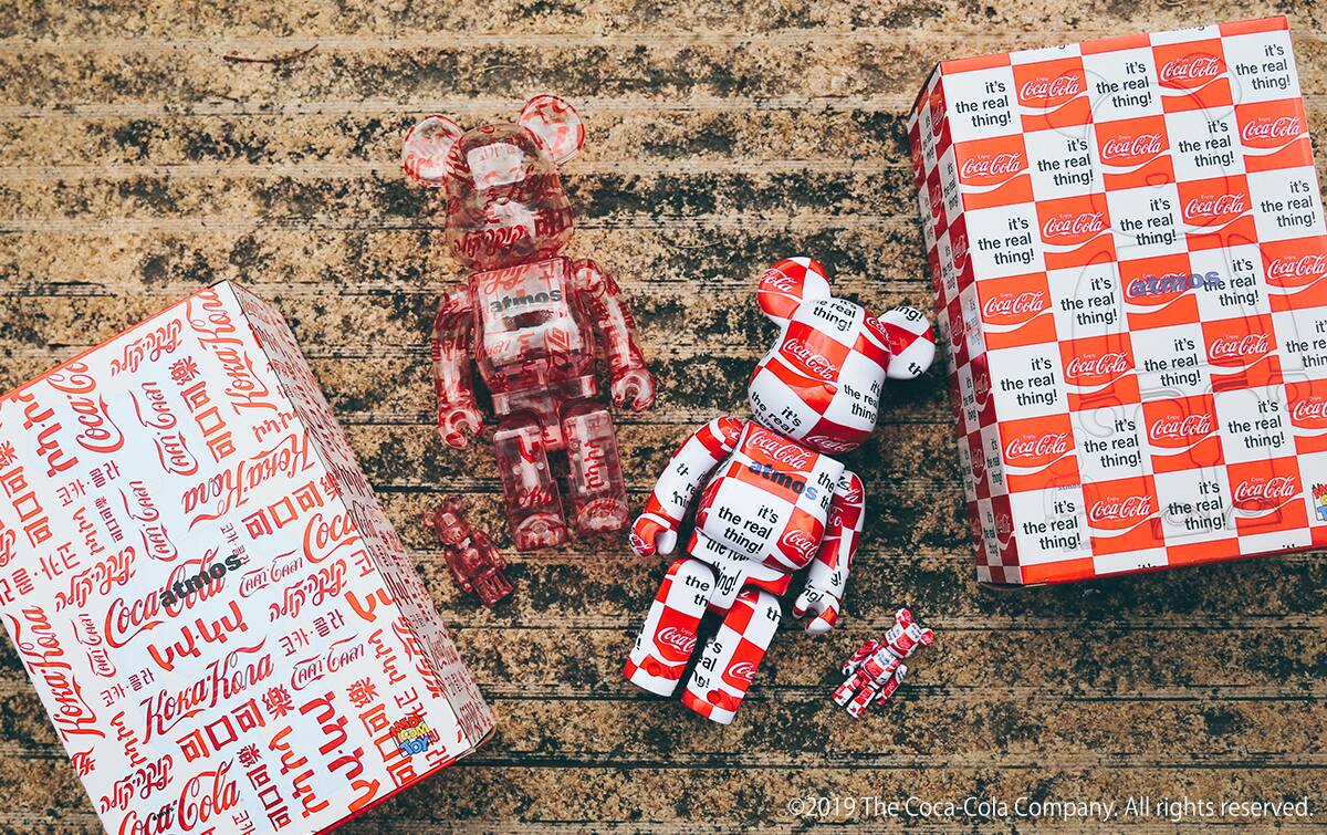 激安価額BE@RBRICK atmos × Coca-Cola 1000％ 東京 その他