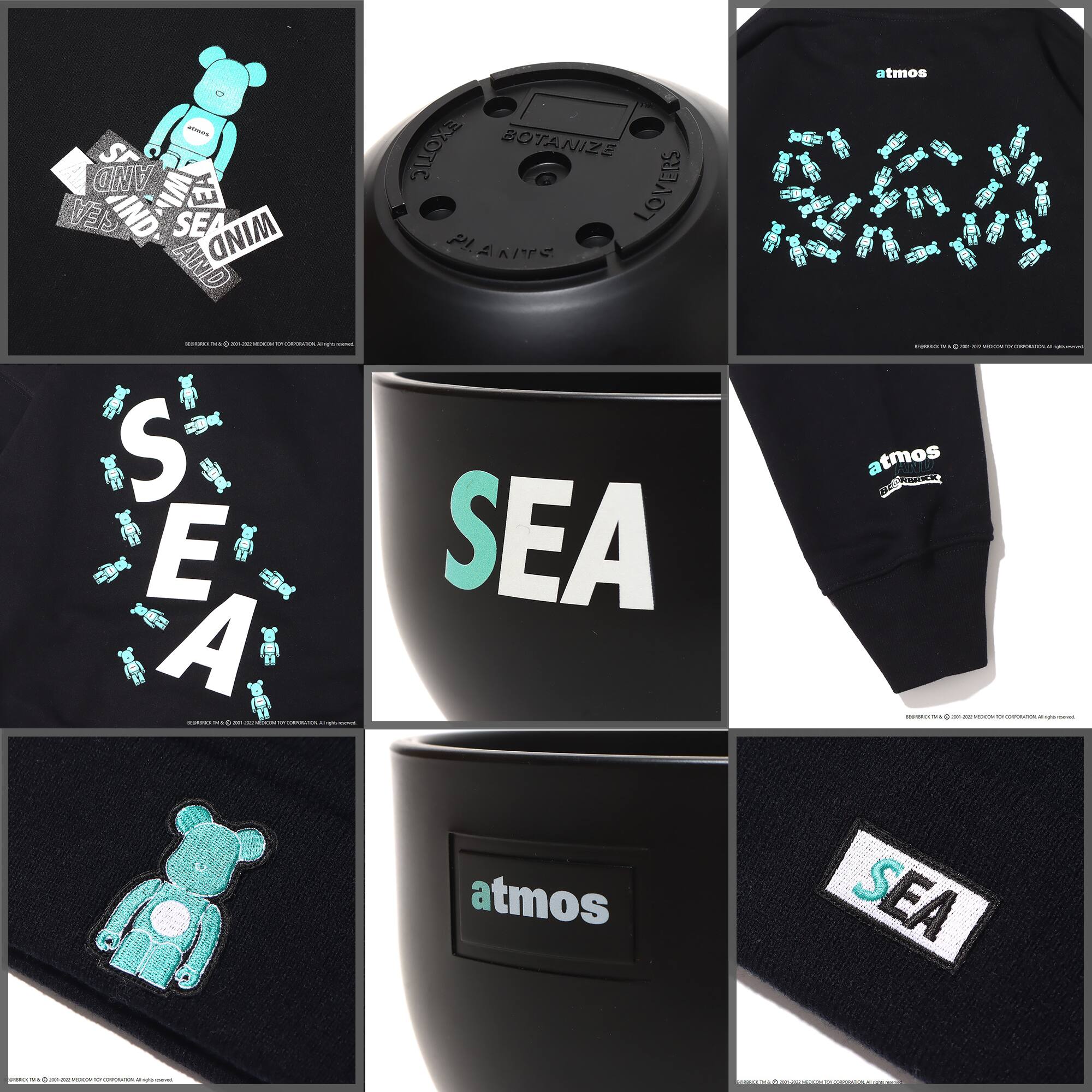 atmos × WIND AND SEA カスタム限定品1点 黒XLサイズ 送込