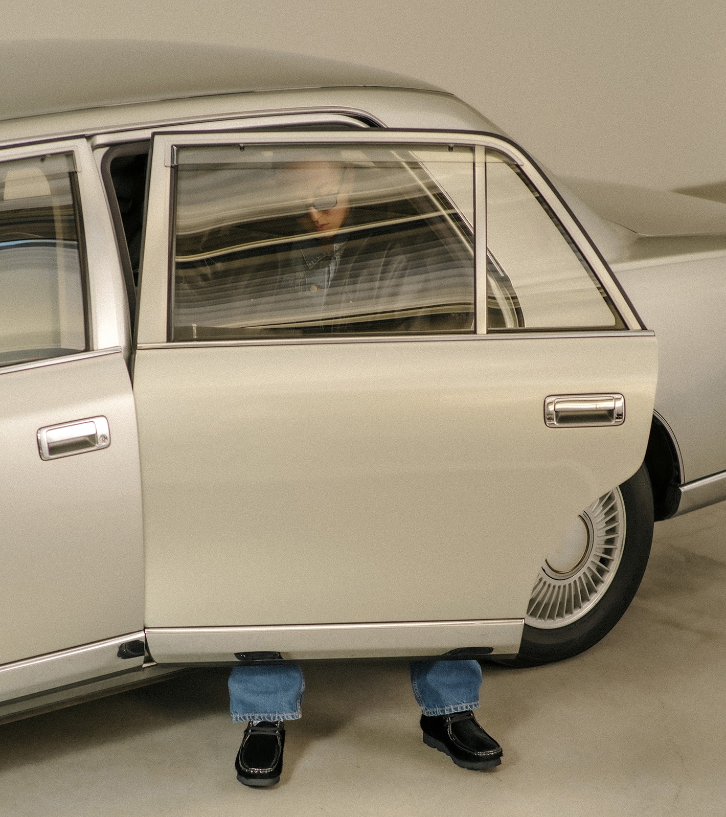 Clarks Wallabee Black Eye Patch atmos