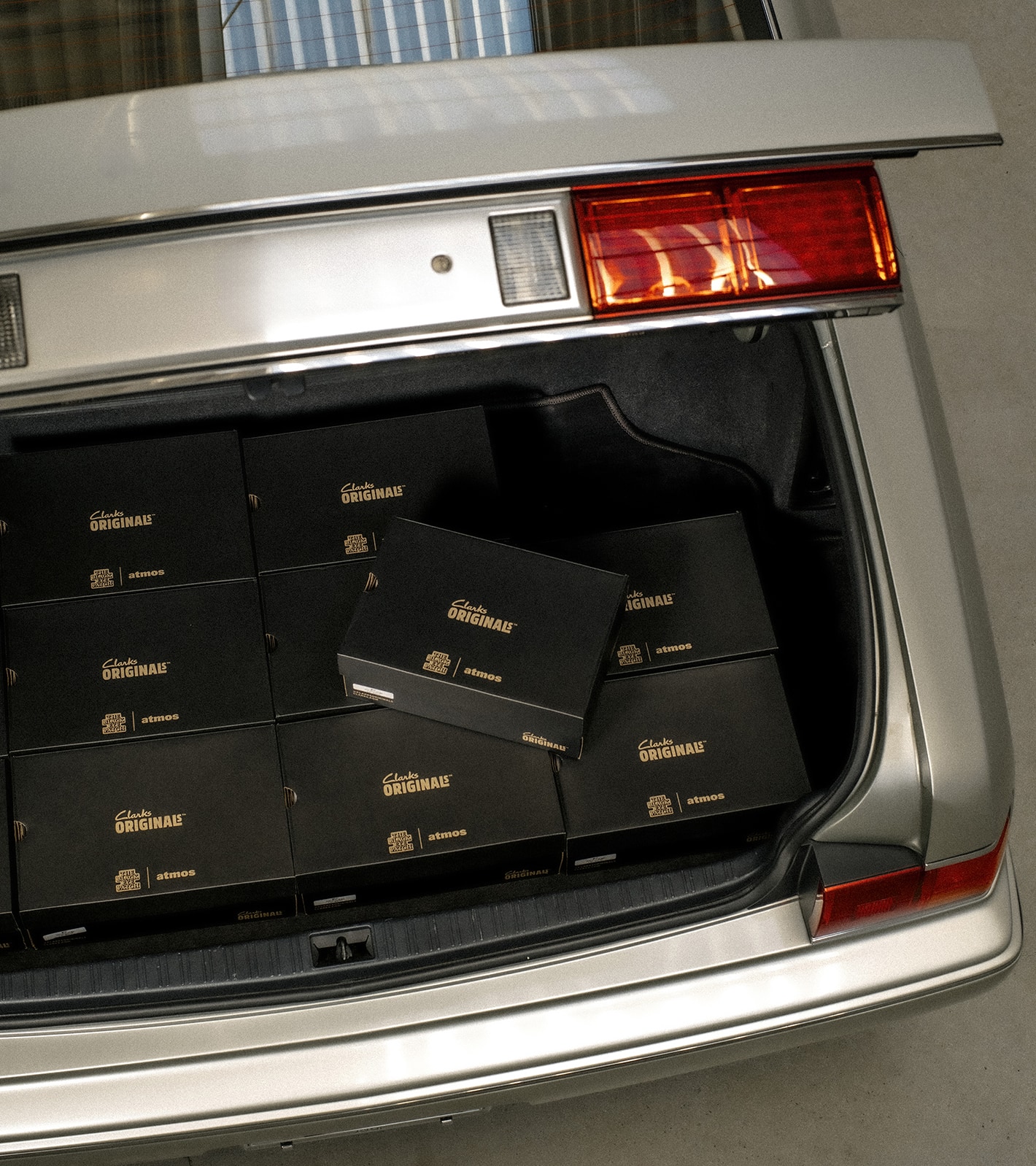 Clarks Wallabee Black Eye Patch atmos