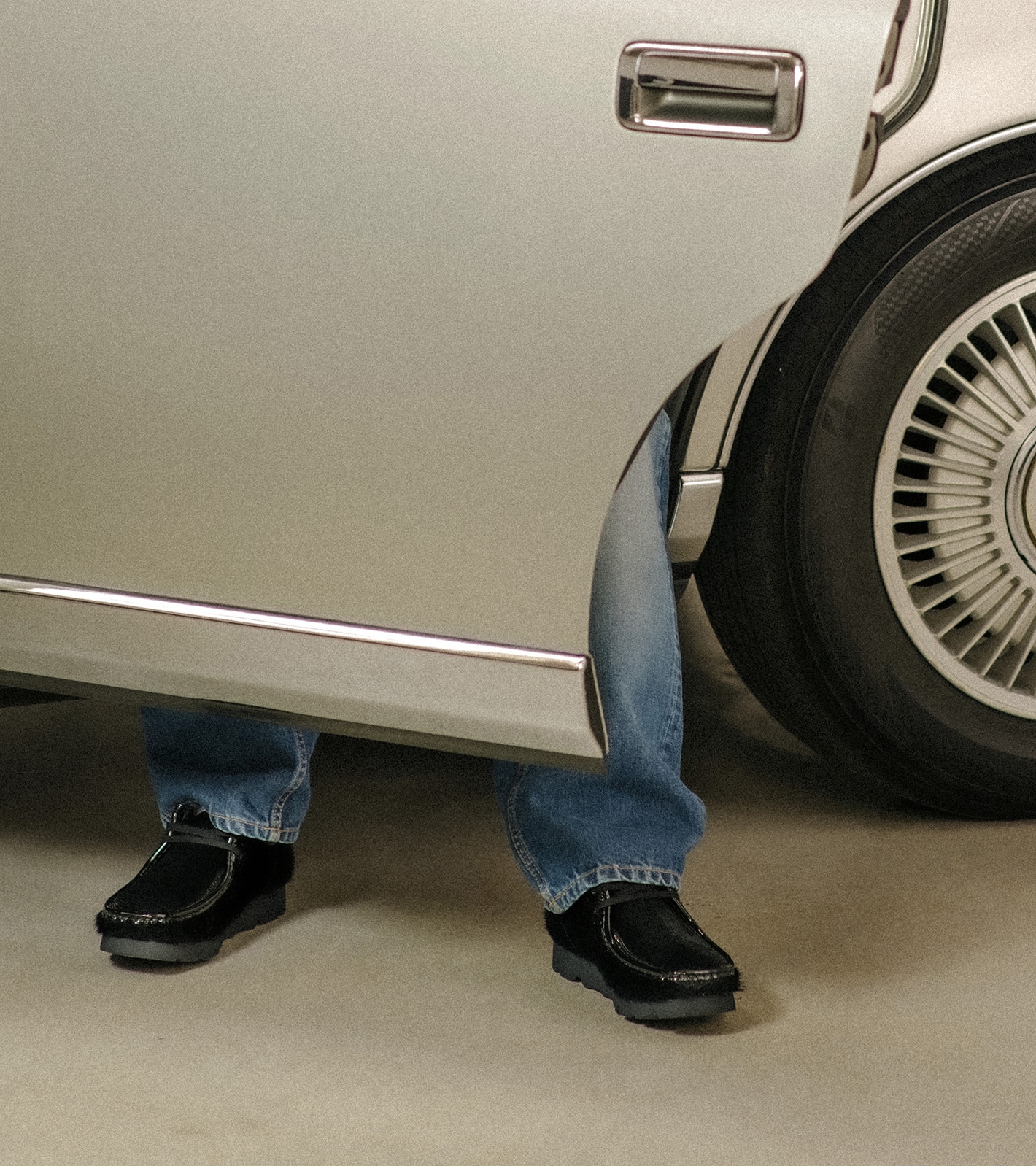 Clarks Wallabee Black Eye Patch atmos