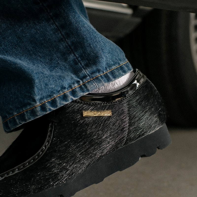 Clarks Wallabee Black Eye Patch atmos