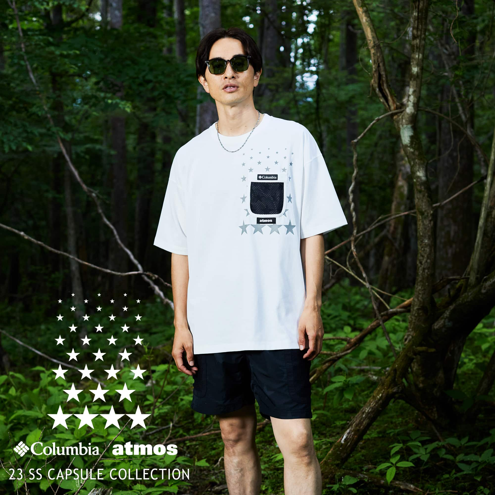 サイズ：XL】Columbia × atmos 23 SS Tシャツ - Tシャツ/カットソー