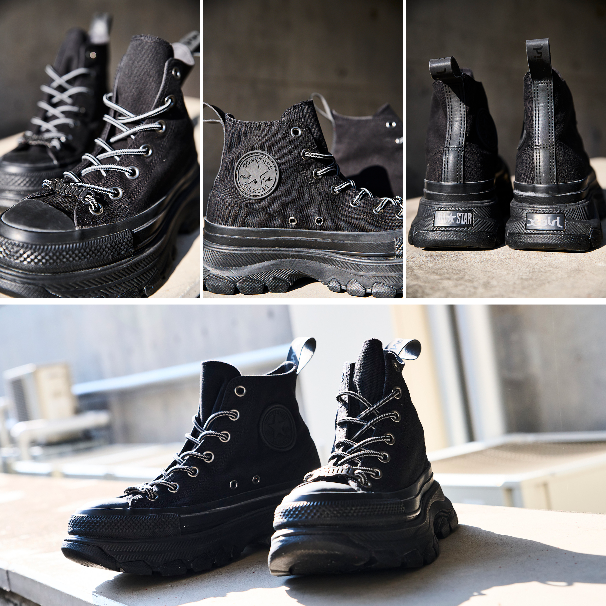 メール便送料無料05 CONVERSE ALLSTAR (R) X-girl TREKWAVE HI | mts