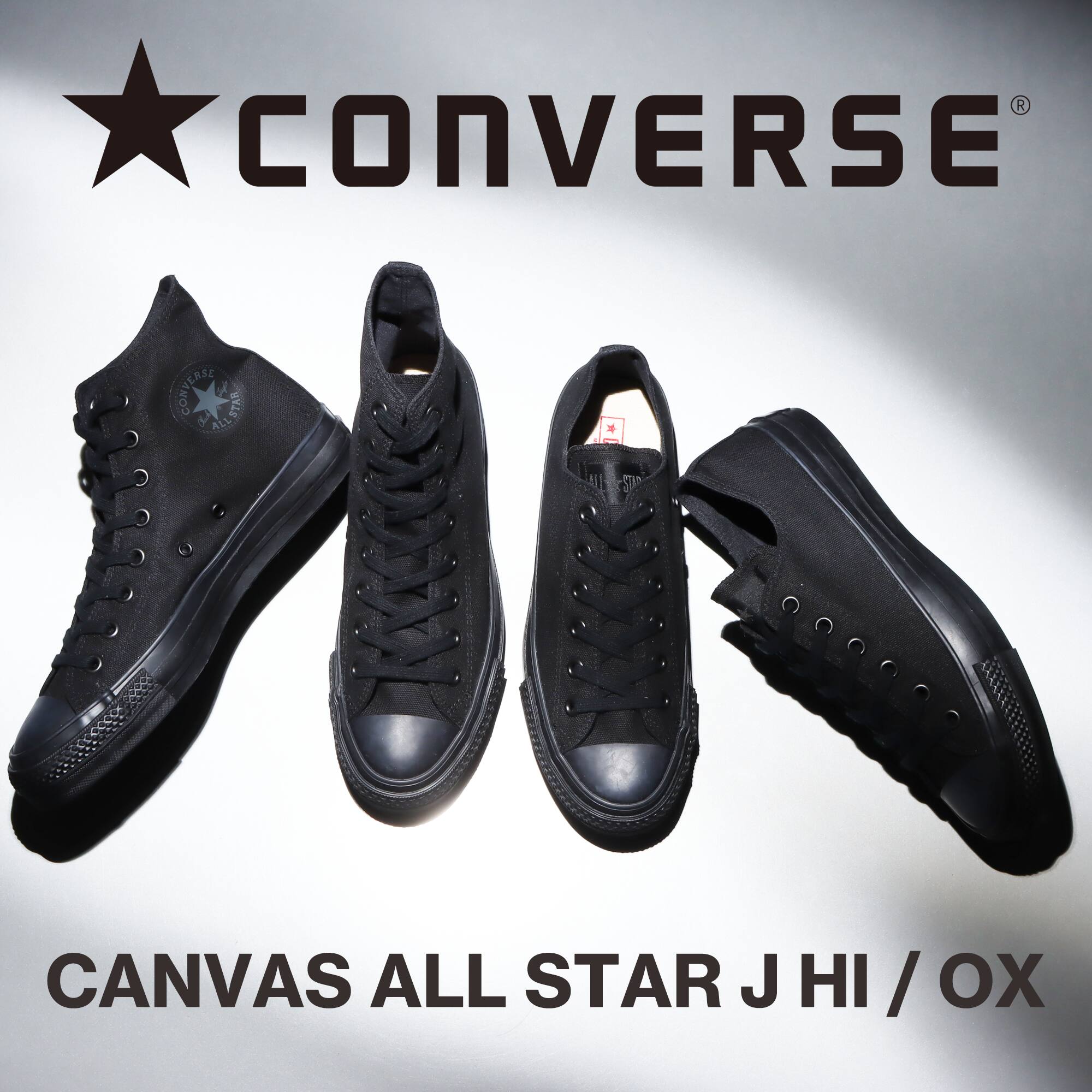 CONVERSE CANVAS ALL STAR J HI / OX