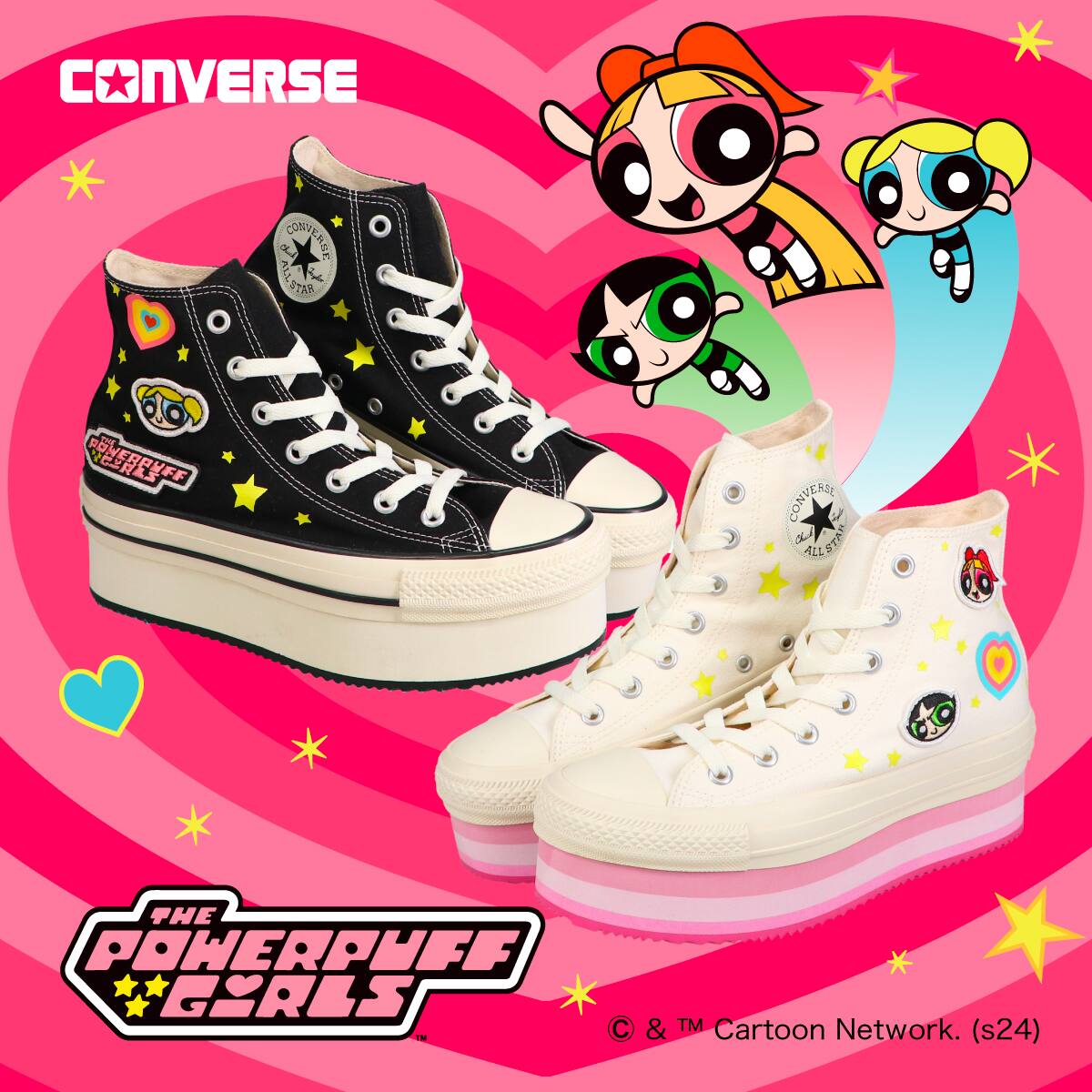 CONVERSE ALL STAR CHUNKYLINE HI /THE POWER PUFF GIRLS