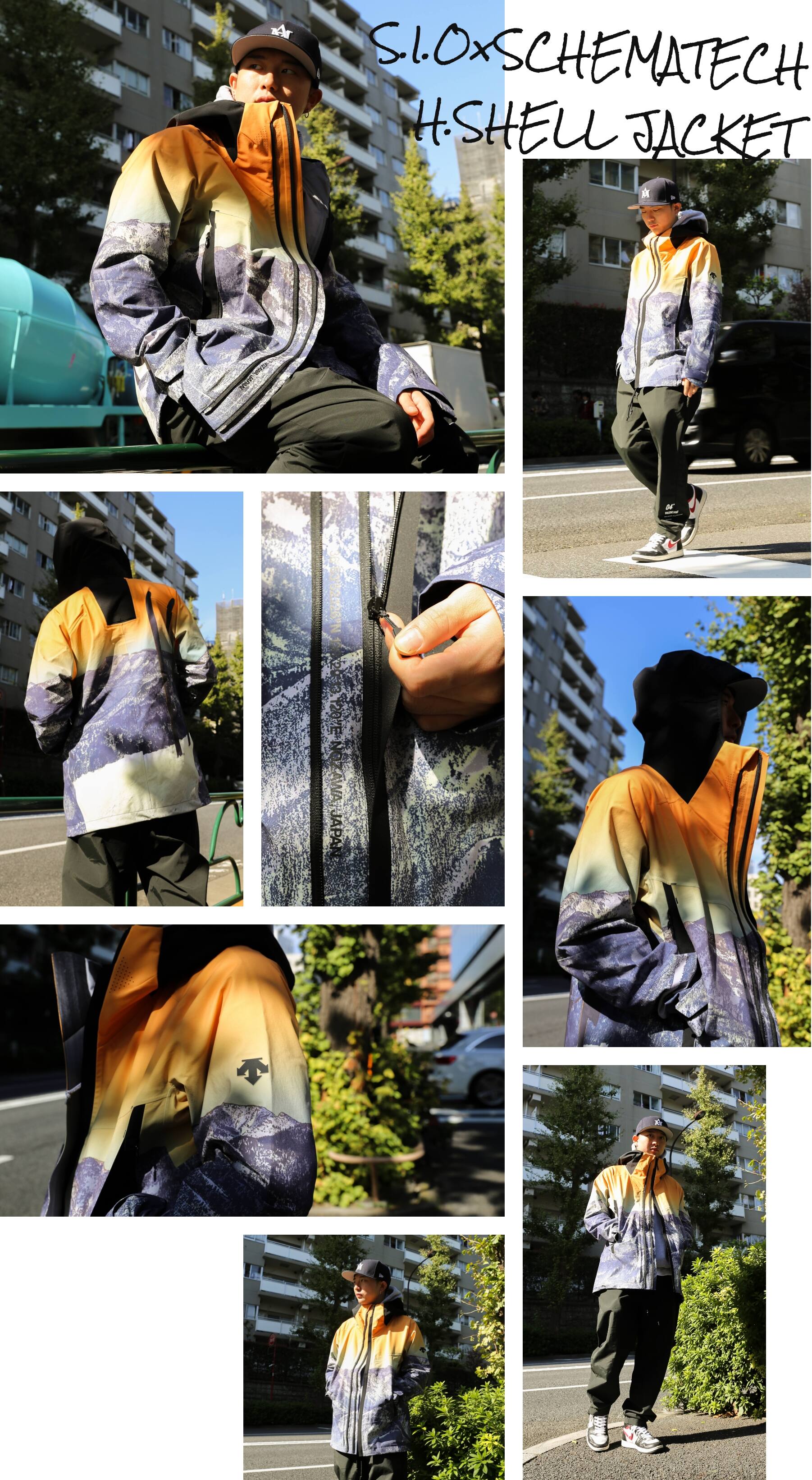 DESCENTE S.I.O×SCHEMATECH H.SHELL JACKET for atmos / 水沢ダウン