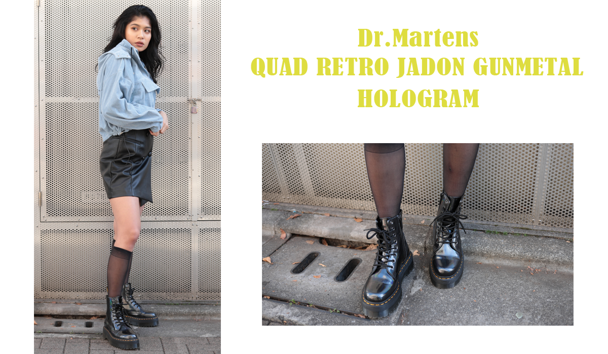 Dr.Martens QUAD RETRO JADONカラーブラック